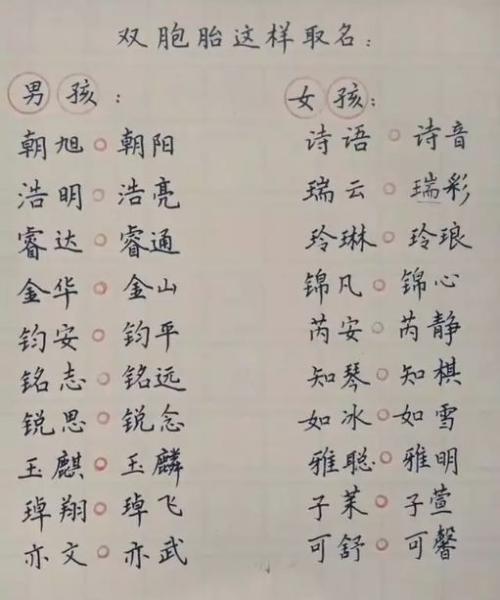 按生辰八字取名双胞胎_按生辰八字取名双胞胎