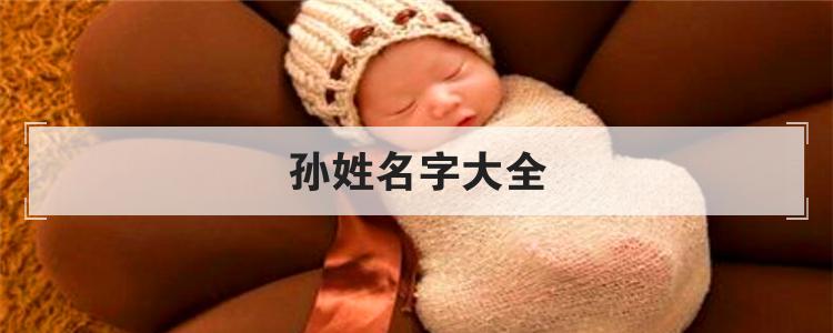 孙姓名字大全