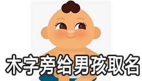 带木字旁怎么给男孩取名