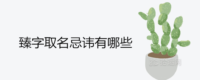 臻字取名忌讳有哪些 搭配什么字名字最好