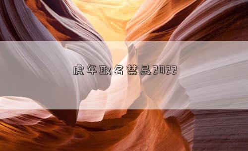 虎年取名禁忌2022