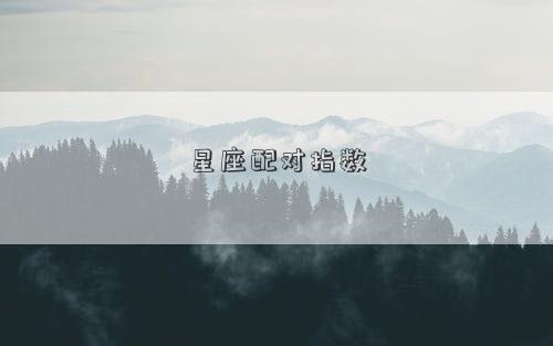 星座配对指数