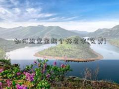 如何给宝宝起个好名字(免费)