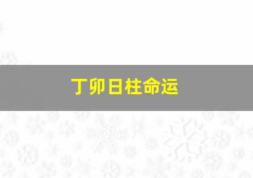 丁卯日柱命运,丁卯日柱女命婚姻运势怎么样遭遇挫折