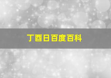 丁酉日百度百科,丁酉日是哪一日