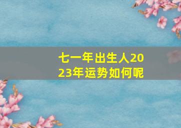 七一年出生人2023年运势如何呢,七一年属猪女2023年运势如何