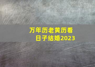 万年历老黄历看日子结婚2023,老黄历吉日吉时2023年农历十月属羊人哪天适合结婚