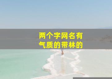 两个字网名有气质的带林的,俩个字微信名子