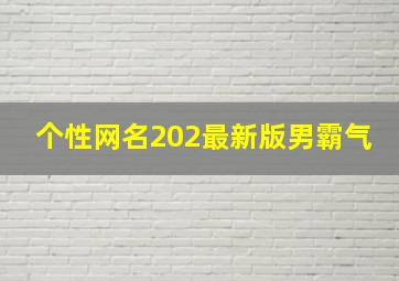 个性网名202最新版男霸气,个性网名超拽男生