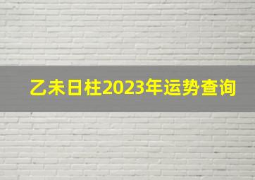 乙未日柱2023年运势查询,2023年哪些八字有婚讯2023姻缘最好的日柱