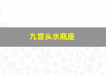 九宫头水瓶座,请问星座1至9宫代表的是什么意思