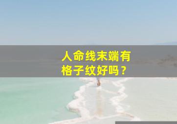 人命线末端有格子纹好吗？,人命线末端有格子纹好吗