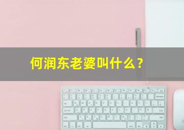 何润东老婆叫什么？,何润东老婆漂亮吗