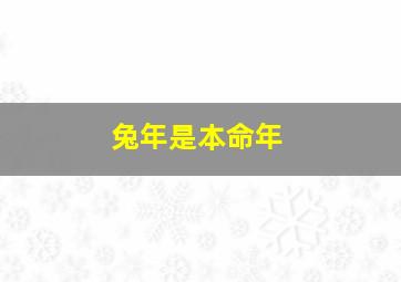 兔年是本命年,本命年兔年要注意什么佩戴什么女