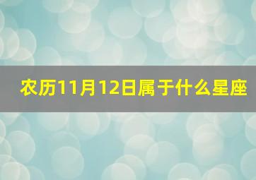 农历11月12日属于什么星座,1966年农历11月12是什么星座