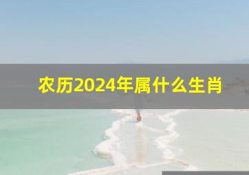 农历2024年属什么生肖,2024年生肖属什么