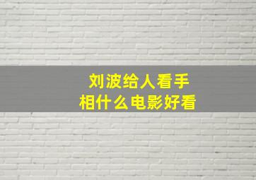 刘波给人看手相什么电影好看,刘波是什么