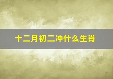 十二月初二冲什么生肖,十二月初二日子好不好