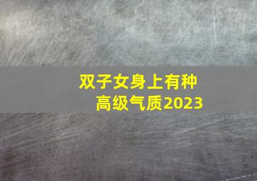 双子女身上有种高级气质2023,2023年气场强的星座女性精力充沛充满活力