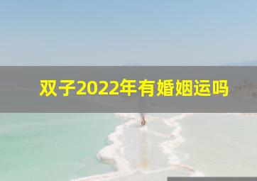 双子2022年有婚姻运吗,2022年星座婚姻