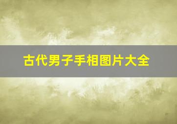 古代男子手相图片大全,基础手相图解：手掌九宫八卦图是什么