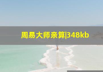 周易大师亲算|348kb