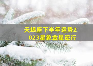 天蝎座下半年运势2023星象金星逆行,2023年下半年天蝎座财运好吗势如破竹势头正猛