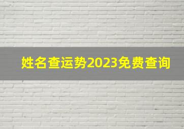 姓名查运势2023免费查询,第一星运十二星座2023年运势查询详解完整版