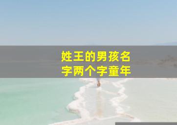 姓王的男孩名字两个字童年,独特好听姓王男孩名字