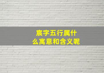 宸字五行属什么寓意和含义呢,宸字五行属什么取名大不大寓意好的宸字男孩名字