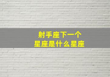 射手座下一个星座是什么星座,射手座下降星座是什么