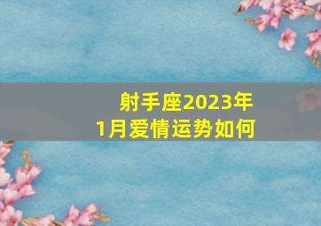 射手座2023年1月爱情运势如何,2023年射手月射手座运势