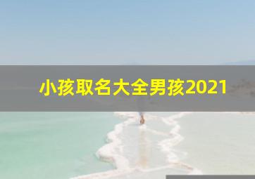 小孩取名大全男孩2021,婴儿取名大全免费20212021年男生取名宜用字