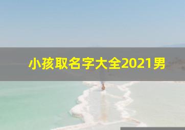 小孩取名字大全2021男,小孩子取名字大全男生