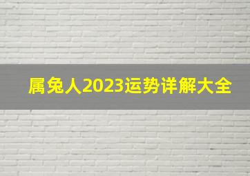 属兔人2023运势详解大全,1963年属兔人2023年运势及运程