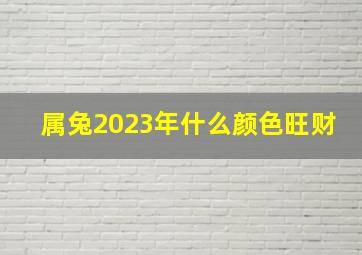 属兔2023年什么颜色旺财,2023年属兔的幸运色和禁忌色2023年兔年运程