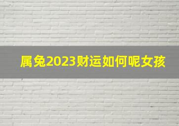 属兔2023财运如何呢女孩,1975属兔女2023财运怎样风险重重小心破财