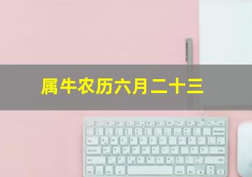 属牛农历六月二十三,一九九七年六月二十三晚十二点左右出生属牛男运势