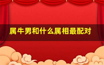 属牛男和什么属相最配对,属牛的和什么属相最配生肖牛和什么生肖最配最合适