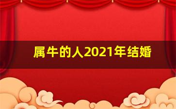 属牛的人2021年结婚,属牛的女孩2021年几月结婚最好结婚的大利月