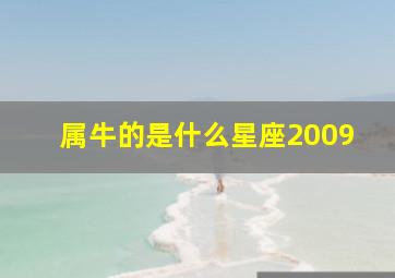 属牛的是什么星座2009,属牛的是什么星座?