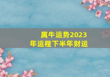 属牛运势2023年运程下半年财运,1961年属牛人2023年运势及运程