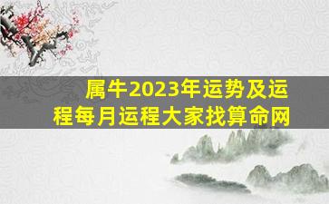 属牛2023年运势及运程每月运程大家找算命网,属相每月运程解析属牛的2023年6月运势走势分析