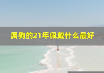 属狗的21年佩戴什么最好,2022年属狗人佩戴什么好