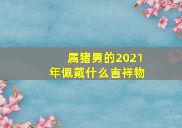 属猪男的2021年佩戴什么吉祥物,适合属猪人长期佩戴的吉祥物