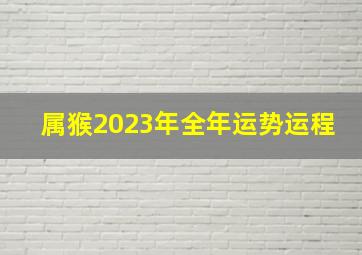 属猴2023年全年运势运程,猴年2023年运势及运程