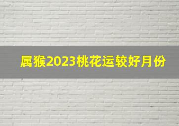 属猴2023桃花运较好月份,属猴2023年运程及运势详解2023年猴人全年每月运势