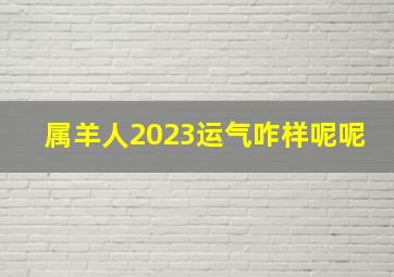 属羊人2023运气咋样呢呢,1991年出生的羊人在2023年的运势如何