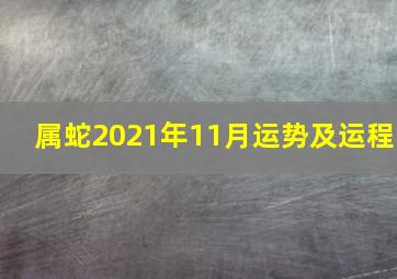 属蛇2021年11月运势及运程,属蛇2021年运势及运程如何