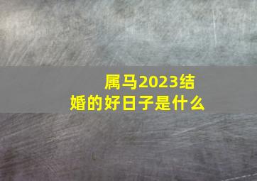 属马2023结婚的好日子是什么,吉日吉时查询2023年3月属马人最好在哪天结婚